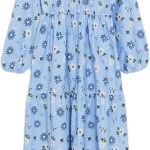 Cotton Crew Neck Loose Dresses